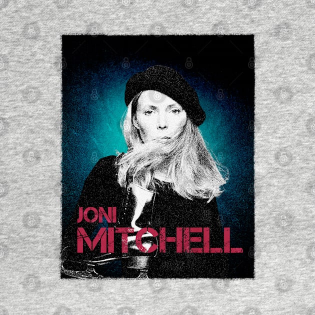 Joni Mitchell // 1970s Fan Art Design by instri